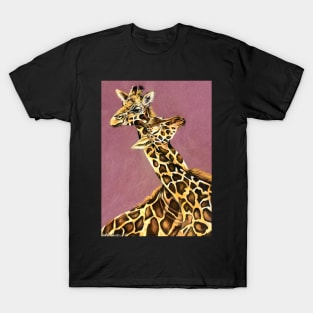 Giraffes Entwined T-Shirt